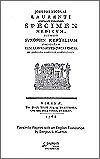 Facsimile Reprint Laurenti (Suppl. 7) - pdf